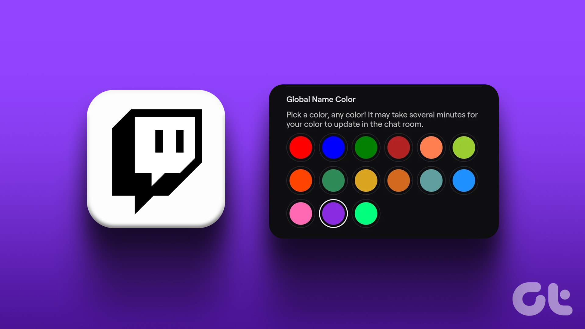 Change username color in Twitch