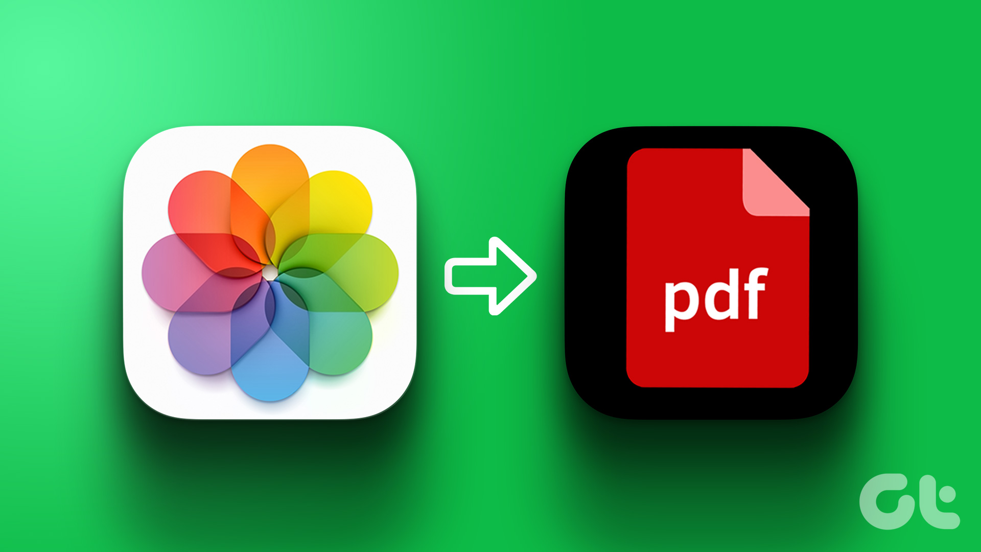 Convert photo to pdf on iPhone