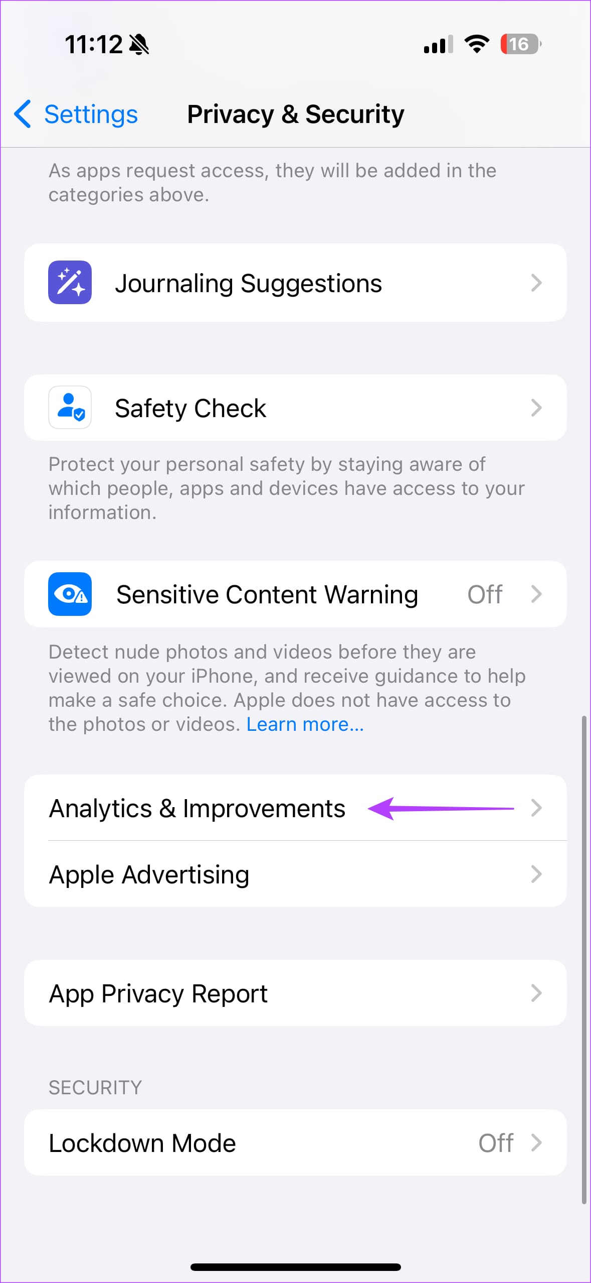 iPhone settings to change 9