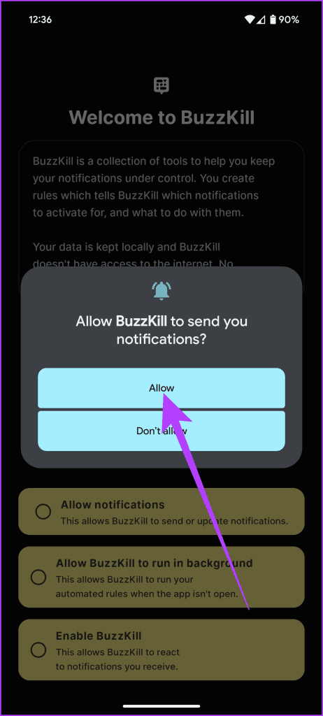 2.2 This includes access to your notifications