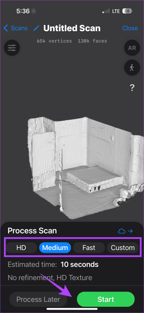 3d room scan 4