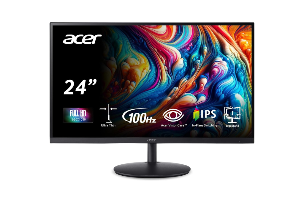 Acer SH242Y Ebmihx Best Budget Gaming Monitors Under 100