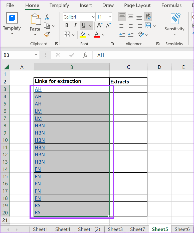 best ways to extract a URL from hyperlinks in Microsoft Excel 7