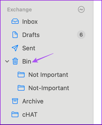 bin mailbox mail app mac