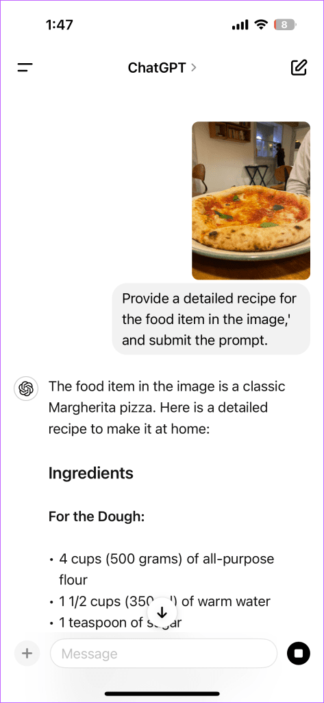 chatgpt recipe from photos 4