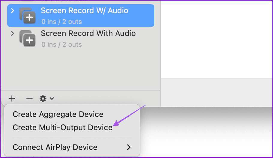 create multi output device audiomidi mac