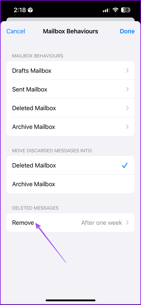 deleted message duration icloud iphone