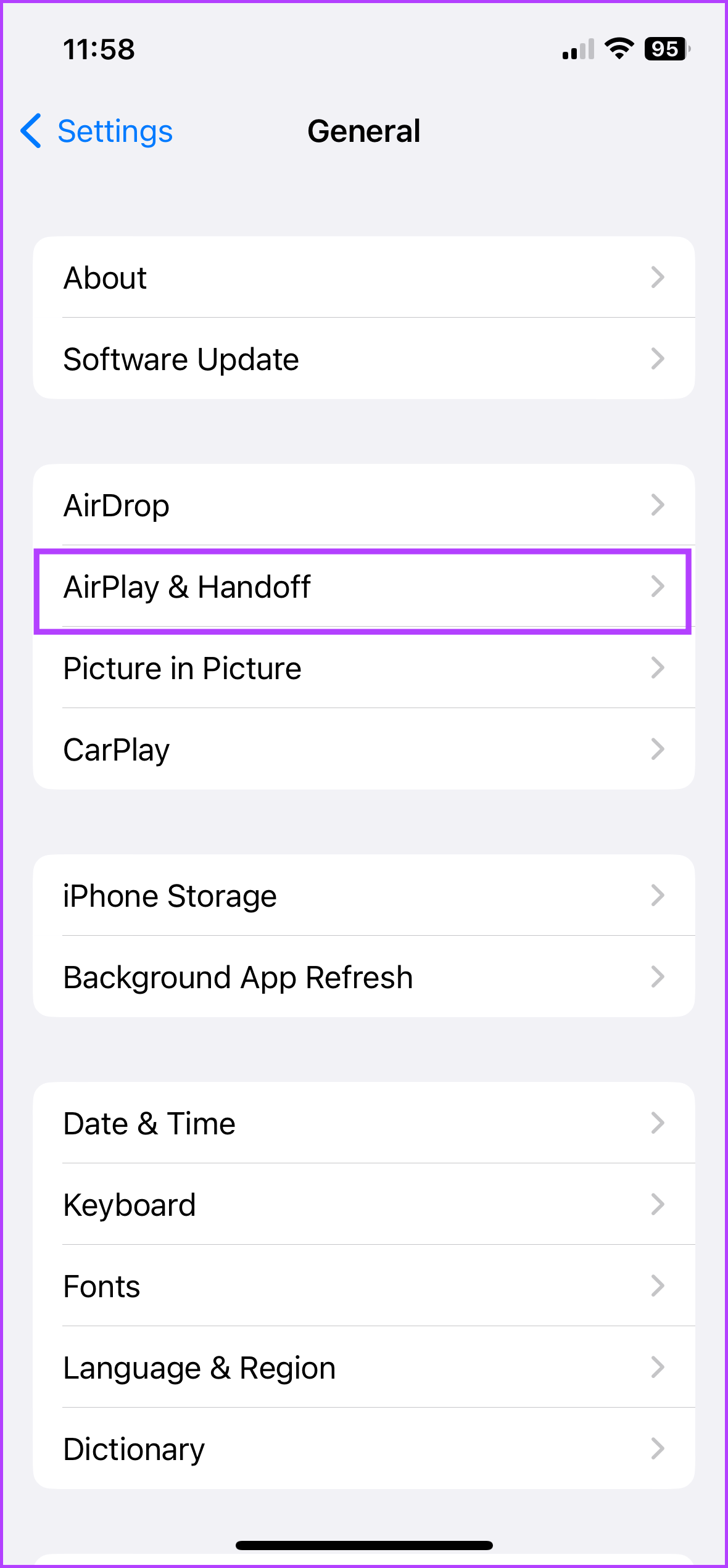 Click AirPlay & Handoff 