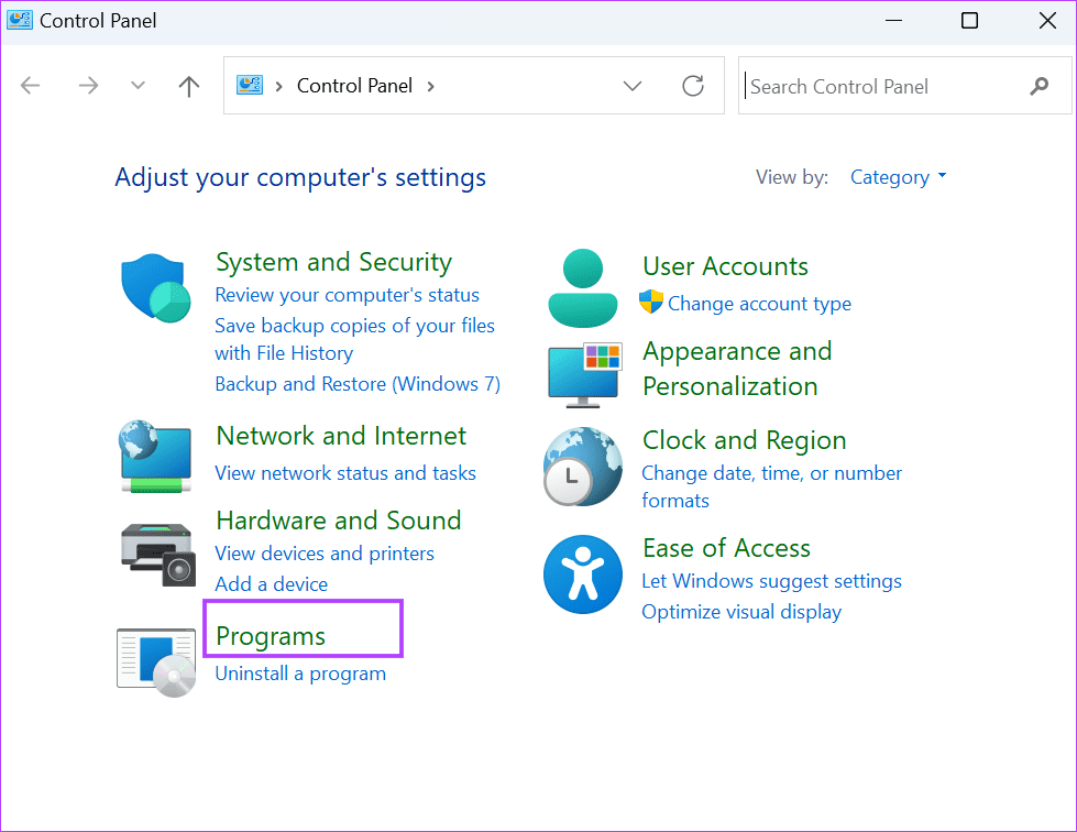 disable hyper v using control panel 2