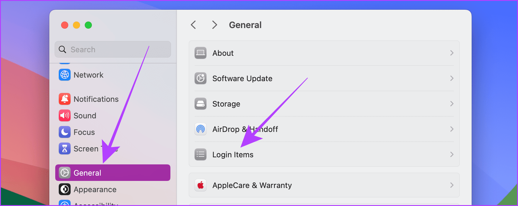 General Settings Mac 6