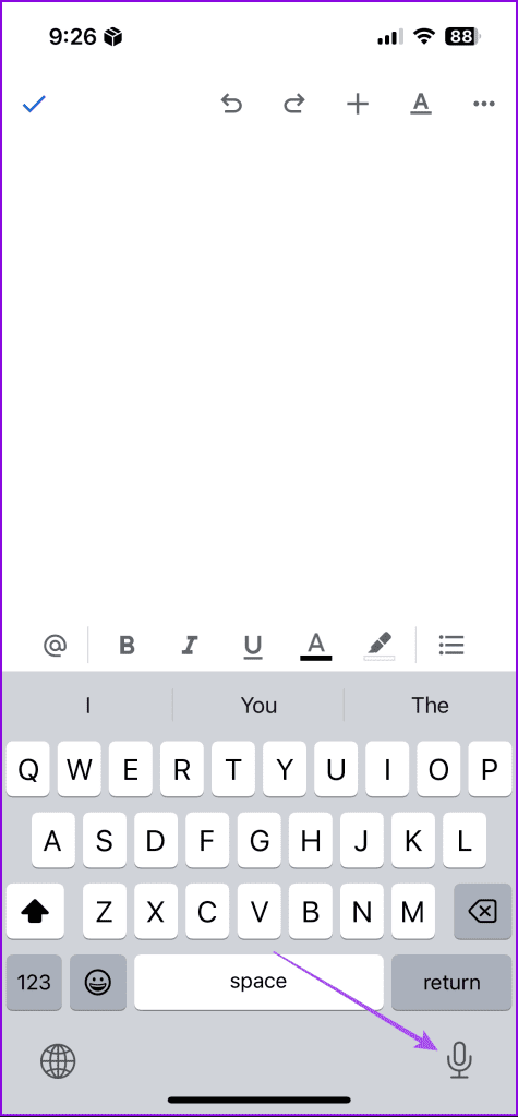 microphone iphone keyboard google docs