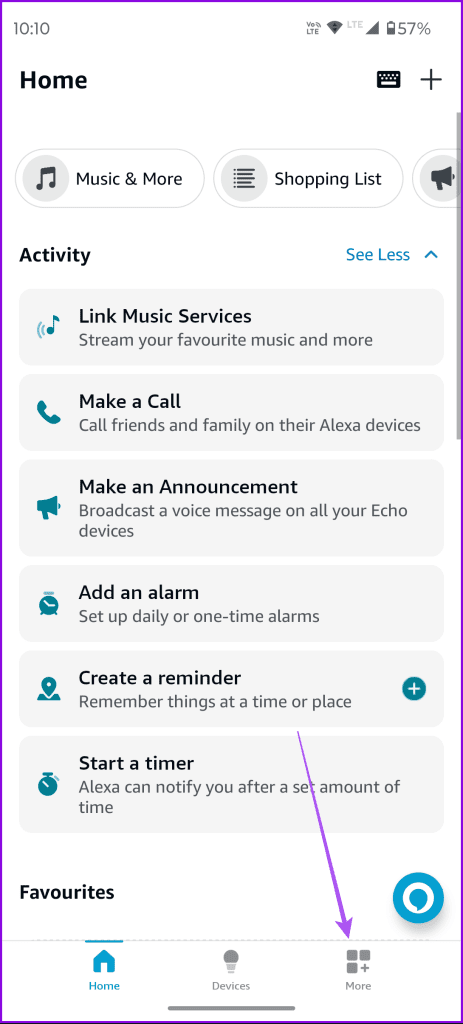 more alexa app