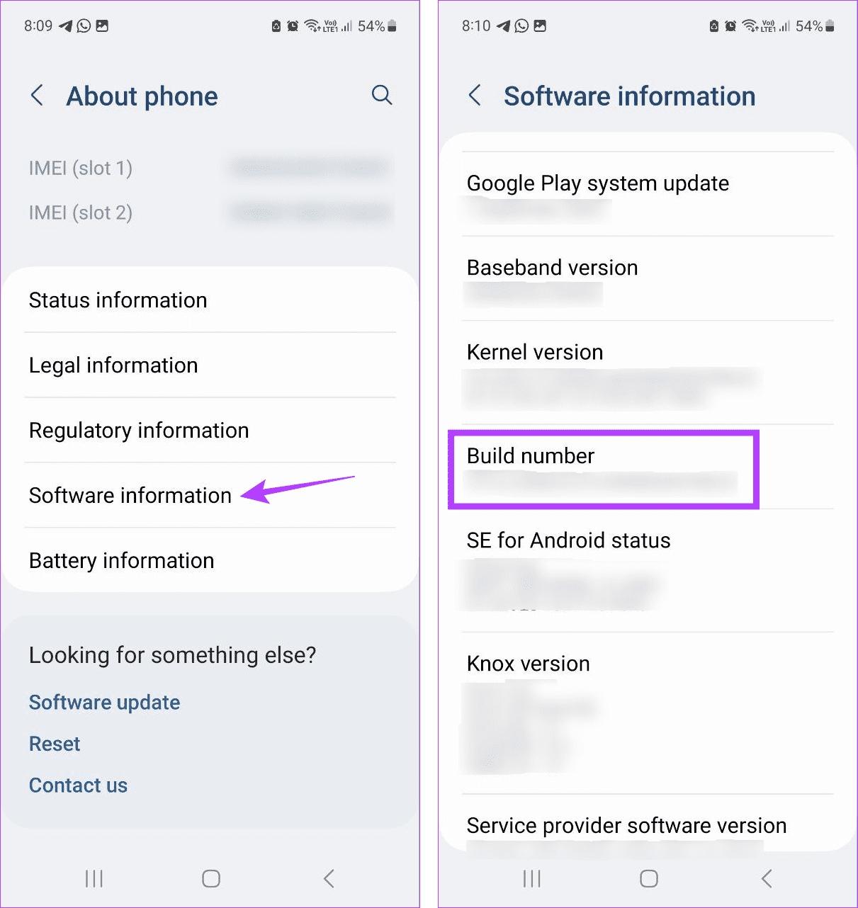 Open developer options on Samsung 3