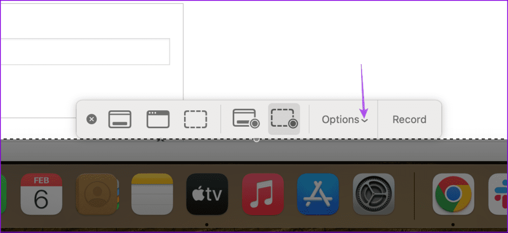 options screen recording mac