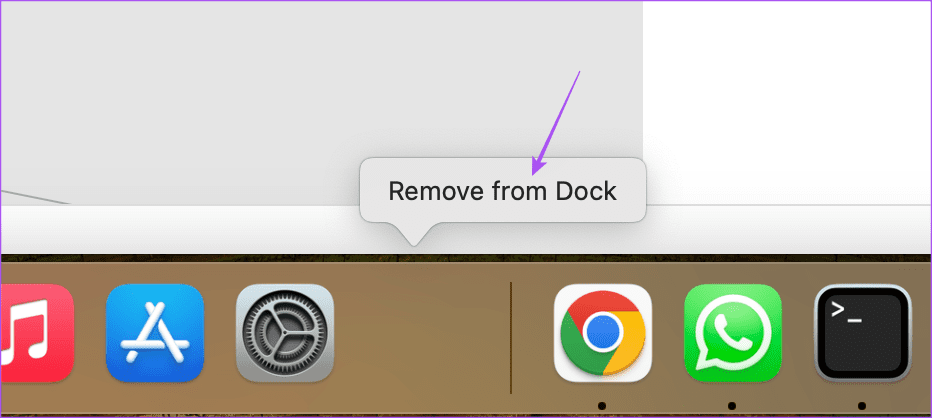 remove spacer from dock on mac