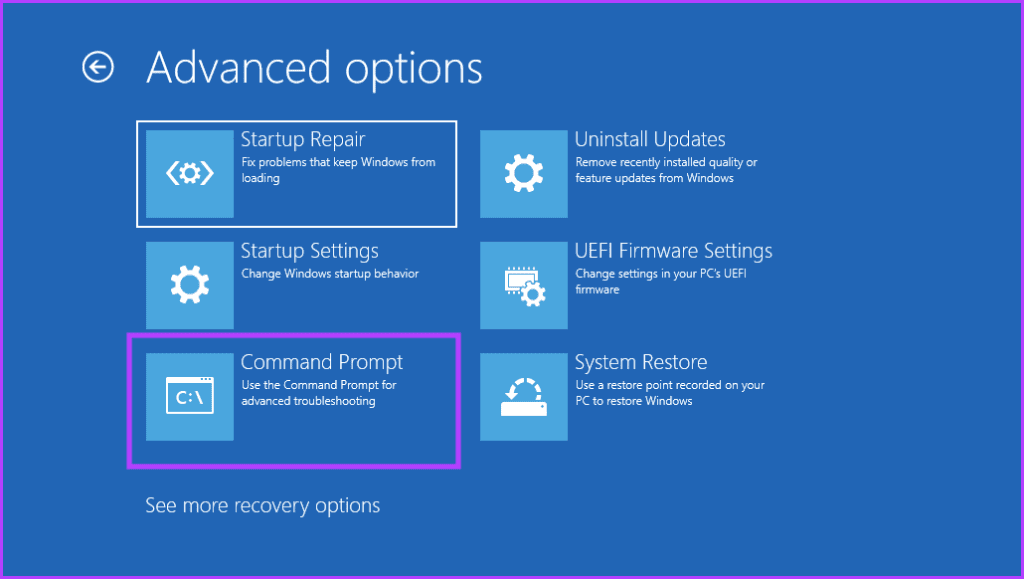 Select Command Prompt