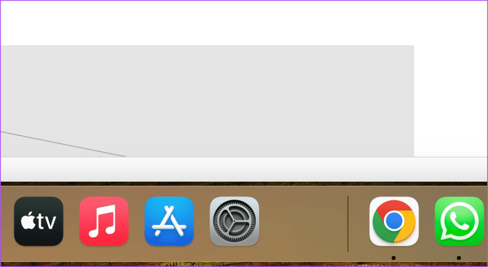 space between apps in dock on mac